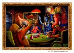gods playing poker